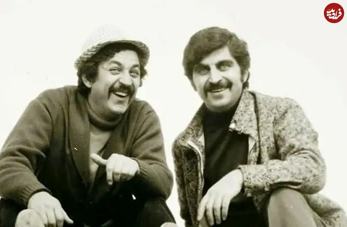 عکس| سفر زمان؛ «محمد متوسلانی» 87 ساله و «منصور سپهرنیا» 91 ساله در کنار هم؛ سال 1401