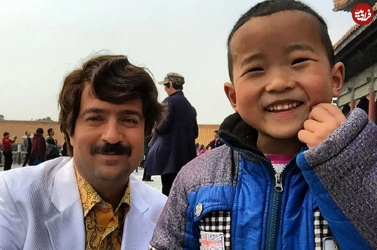 عکس| سفر در زمان؛ «احمد مهرانفر» در دوران نوجوانی در حال اجرای نمایش؛ دهه 60