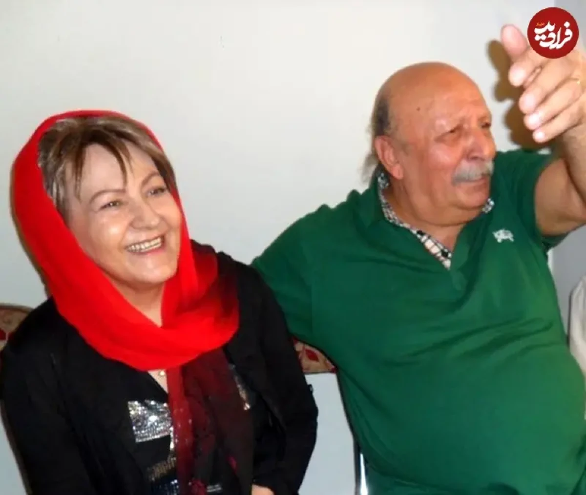 عکس| سفر زمان؛ چهرۀ «نگار» بازیگر سینمای قبل از انقلاب در 61 سالگی در کنار «سمسارزاده»؛ سال 95