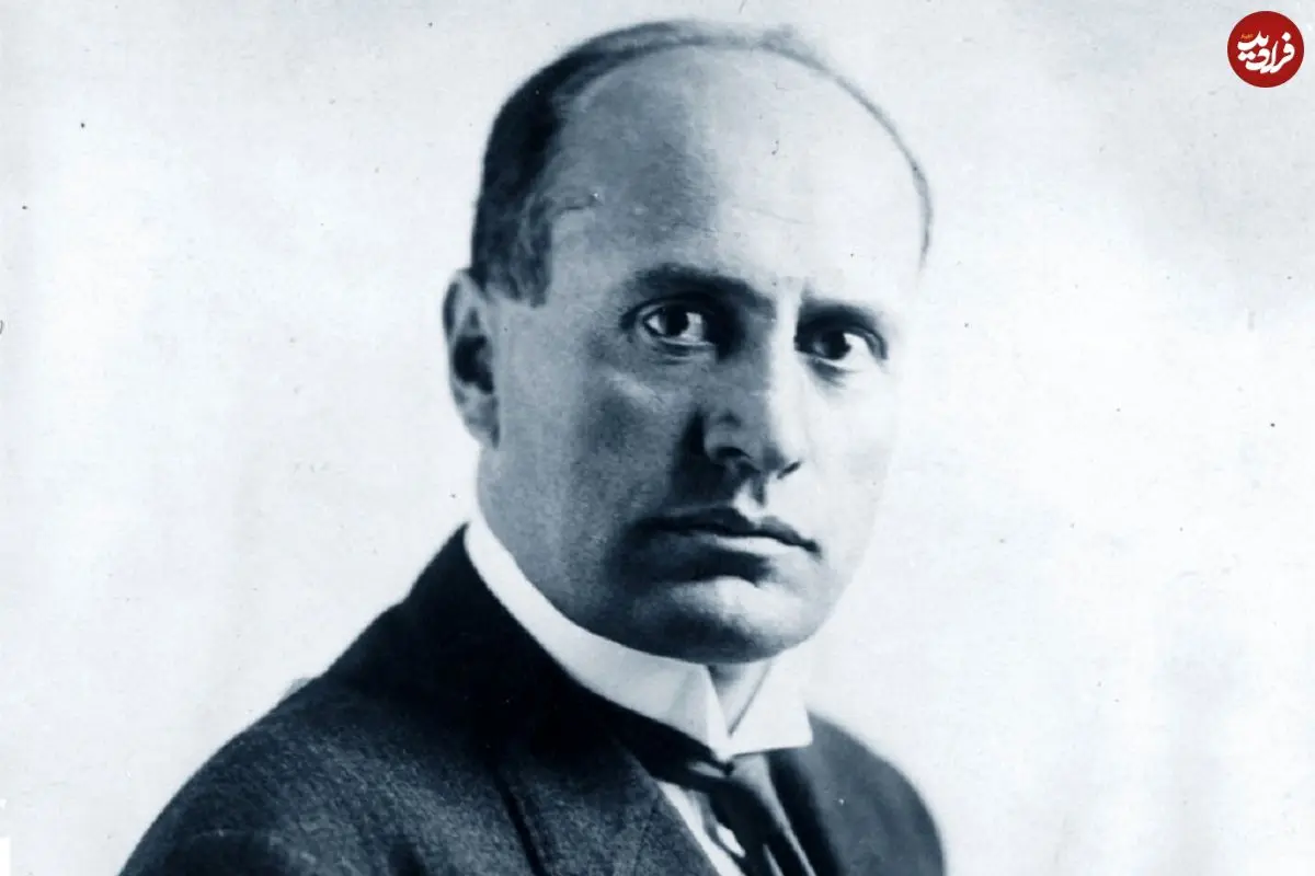 عکس| سفر در زمان؛ «بنیتو موسولینی» رهبر جمهوری سوسیال ایتالیا در لباس نظامی؛ سال 1304