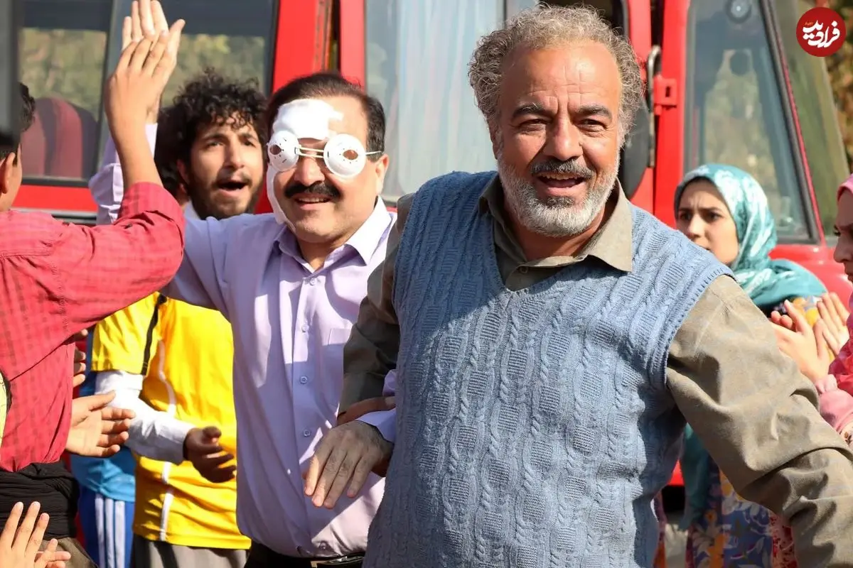 عکس| سفر در زمان؛ «هومن حاجی عبداللهی و سعید آقاخانی» در پشت صحنه سریال نون خ؛ سال 99