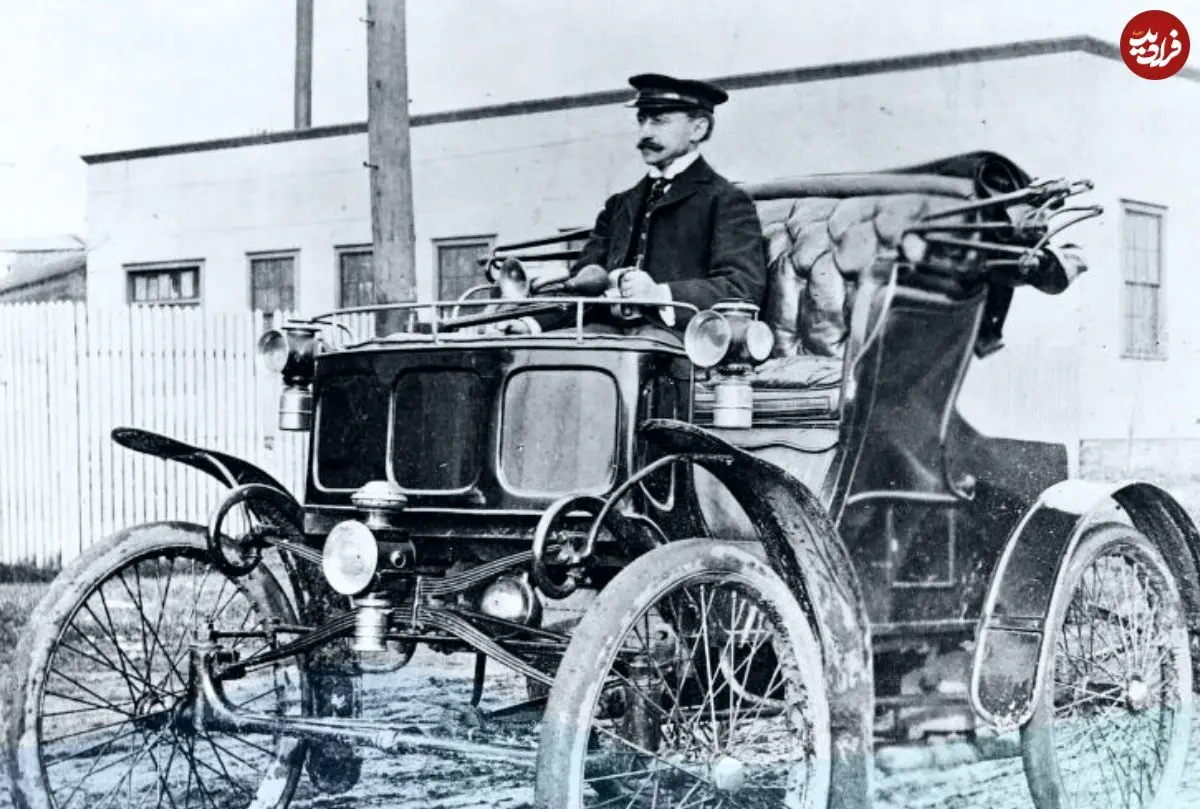 عکس؛؛ سفر در زمان؛ ورود نخستین اتومبیل به ایران
