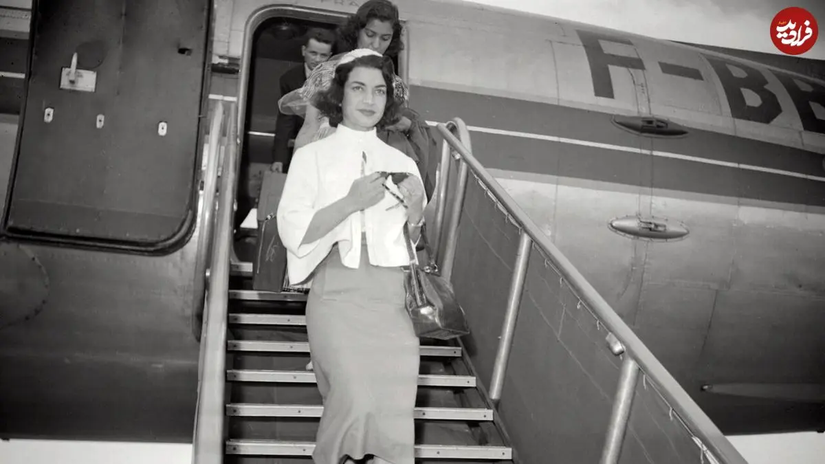 عکس| سفر در زمان؛ «اشرف پهلوی» در کنار احمد شفیق، همسر دوم اش؛ دهه 20