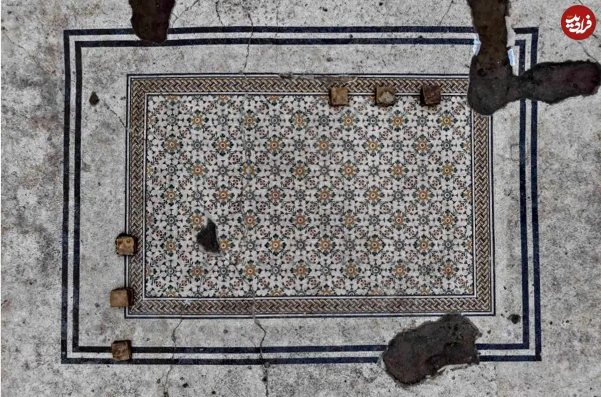 موزاییک 1600 سالۀ رومی که شبیه یک «فرش» است