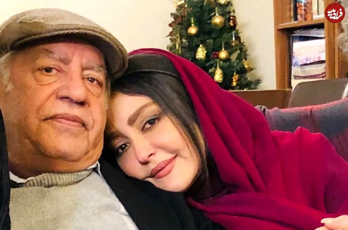عکس| سفر در زمان؛ «شقایق فراهانی» در یک سالگی و در کنار پدرش؛ سال 52