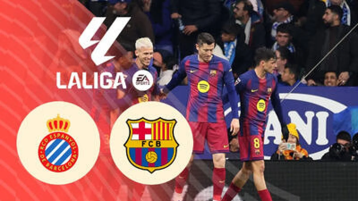 خلاصه بازی اسپانیول 0-2 بارسلونا (لالیگا - 26-2025) - پارس فوتبال