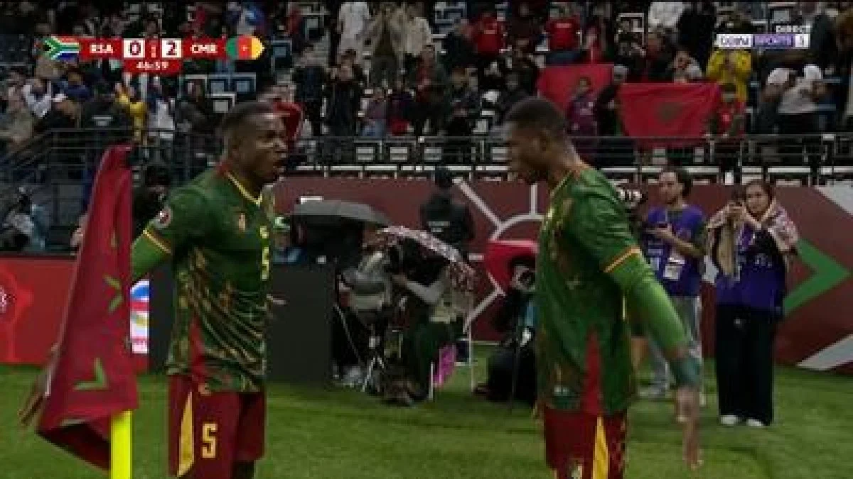 گل دوم کامرون به آفریقا جنوبی (کریستین کوفان)