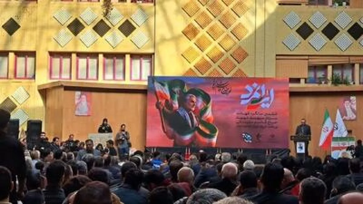 مراسم سالگرد شهادت حاج قاسم سلیمانی با حضور اهالی ورزش