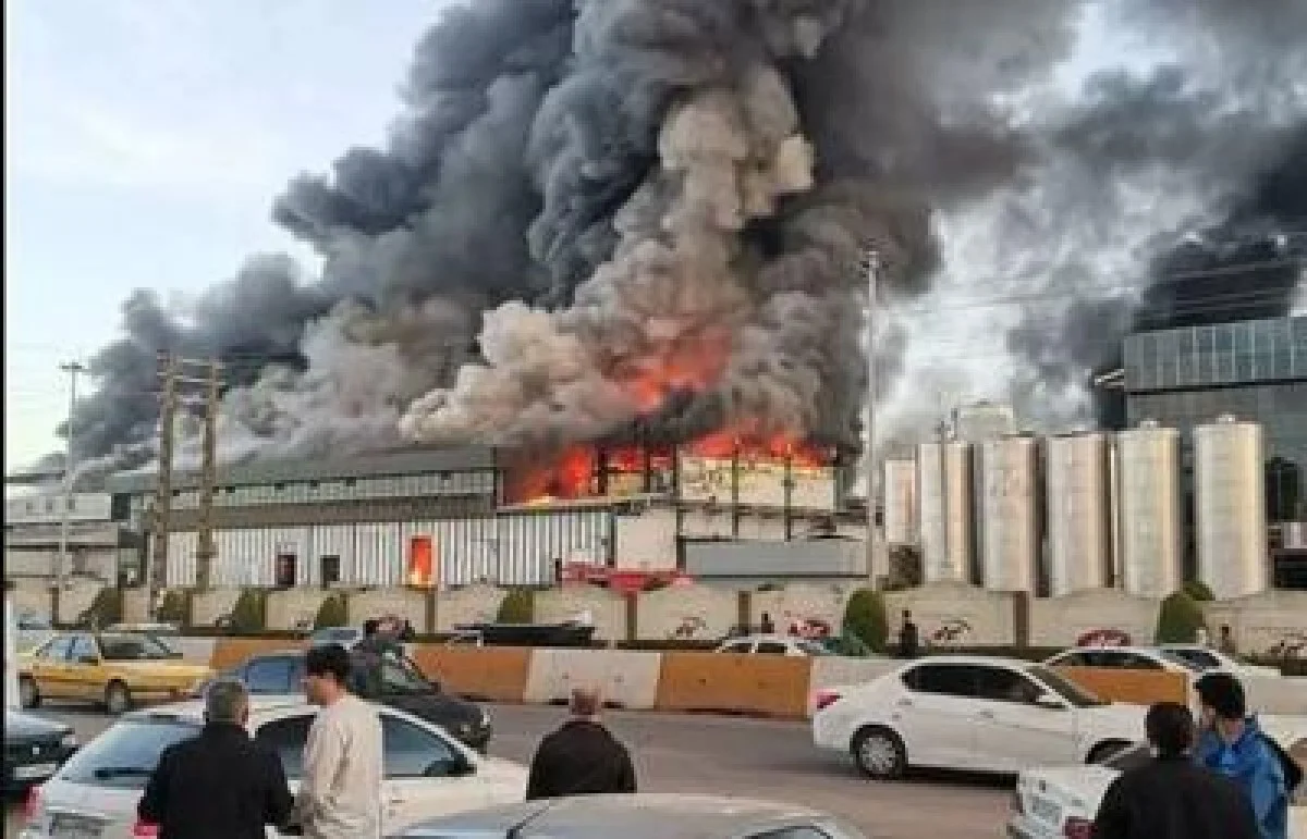 ماجرای آتش سوزی کارخانه کاله آمل مشخص شد