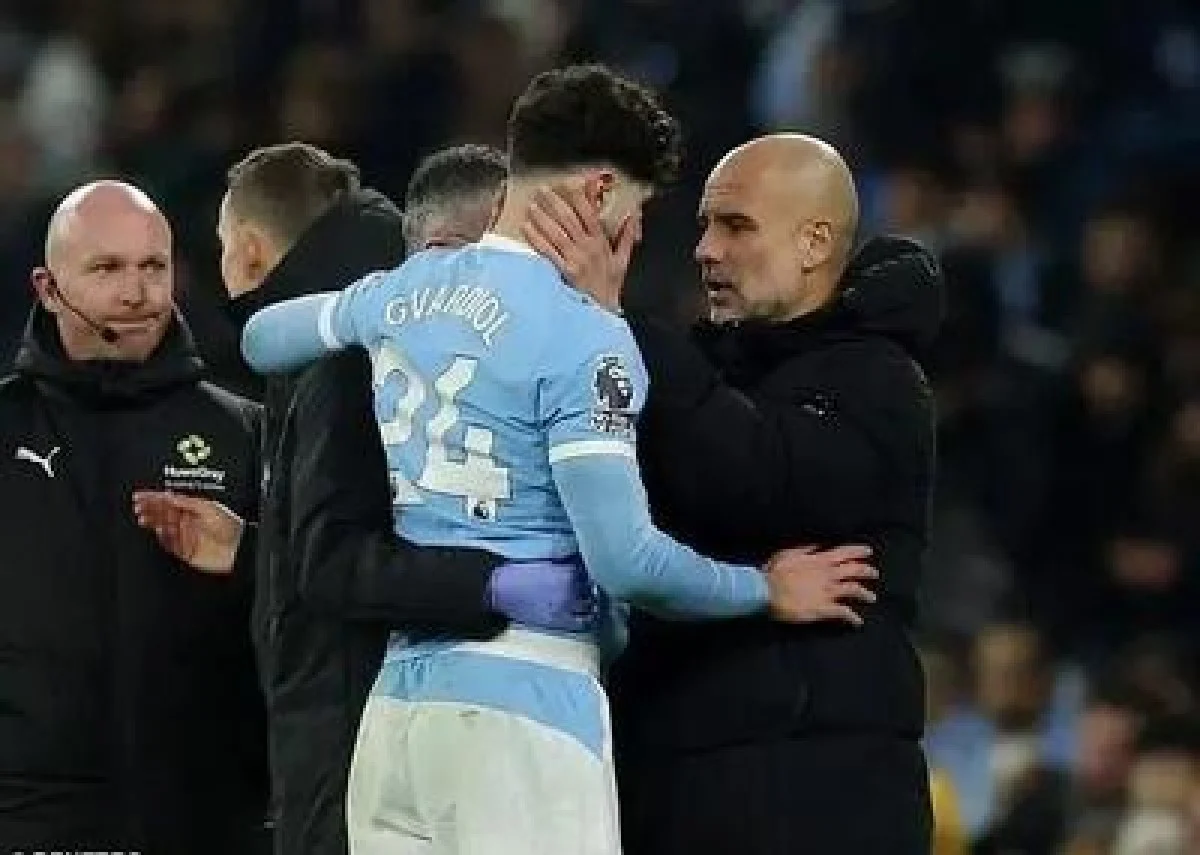 مصدومیت سنگین گواردیول و دوری طولانی از منچسترسیتی - پارس فوتبال